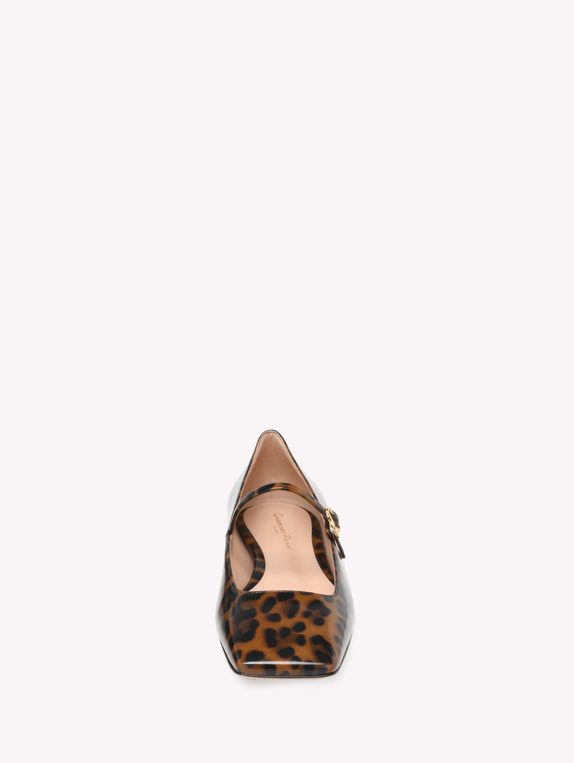 Ballerines Christina en cuir lisse - Marron
