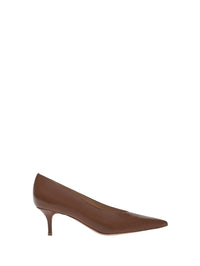 Escarpins Robbie 55 en cuir lisse - Marron