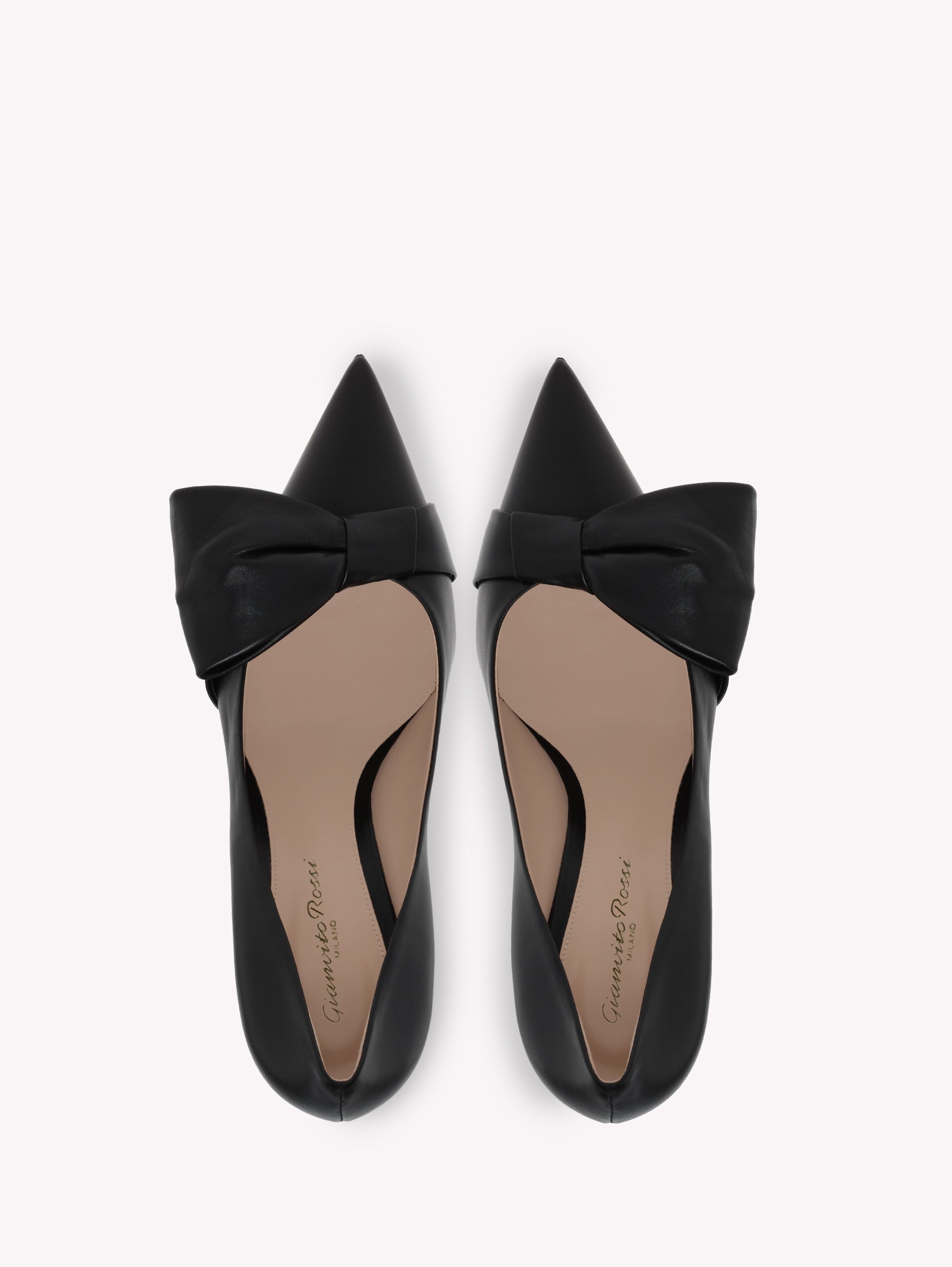 Escarpins Safira 85 en cuir lisse - Noir