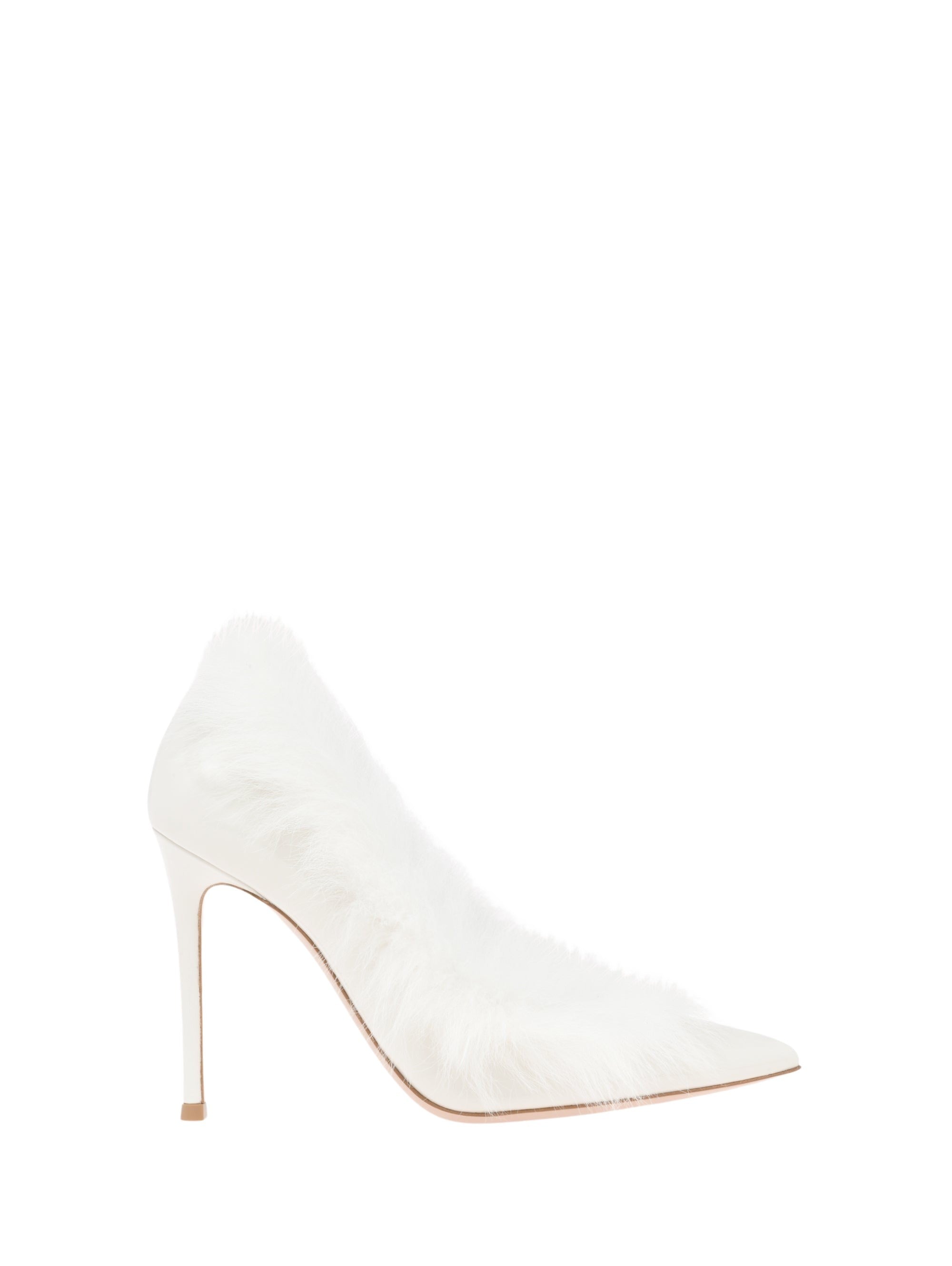 Escarpins Jenny 105 en cuir lisse - Blanc
