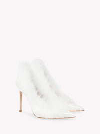 Escarpins Jenny 105 en cuir lisse - Blanc