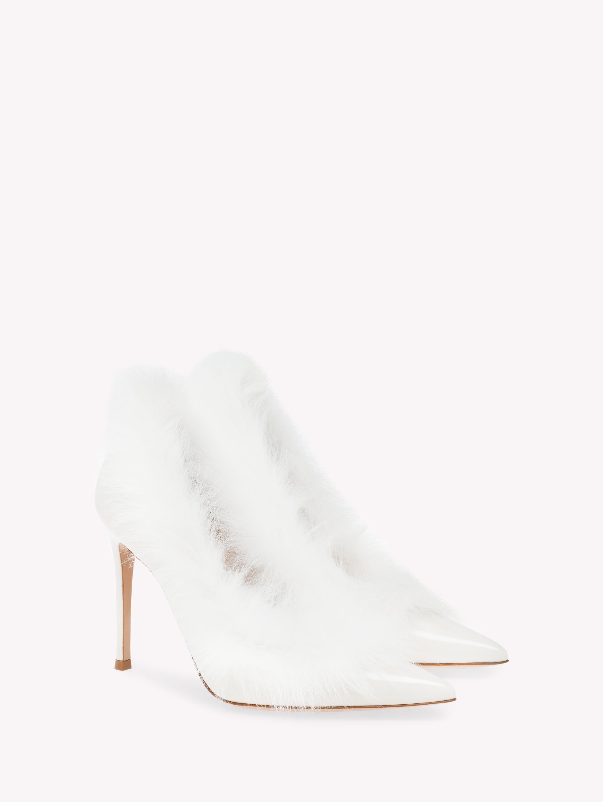 Escarpins Jenny 105 en cuir lisse - Blanc