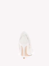 Escarpins Jenny 105 en cuir lisse - Blanc