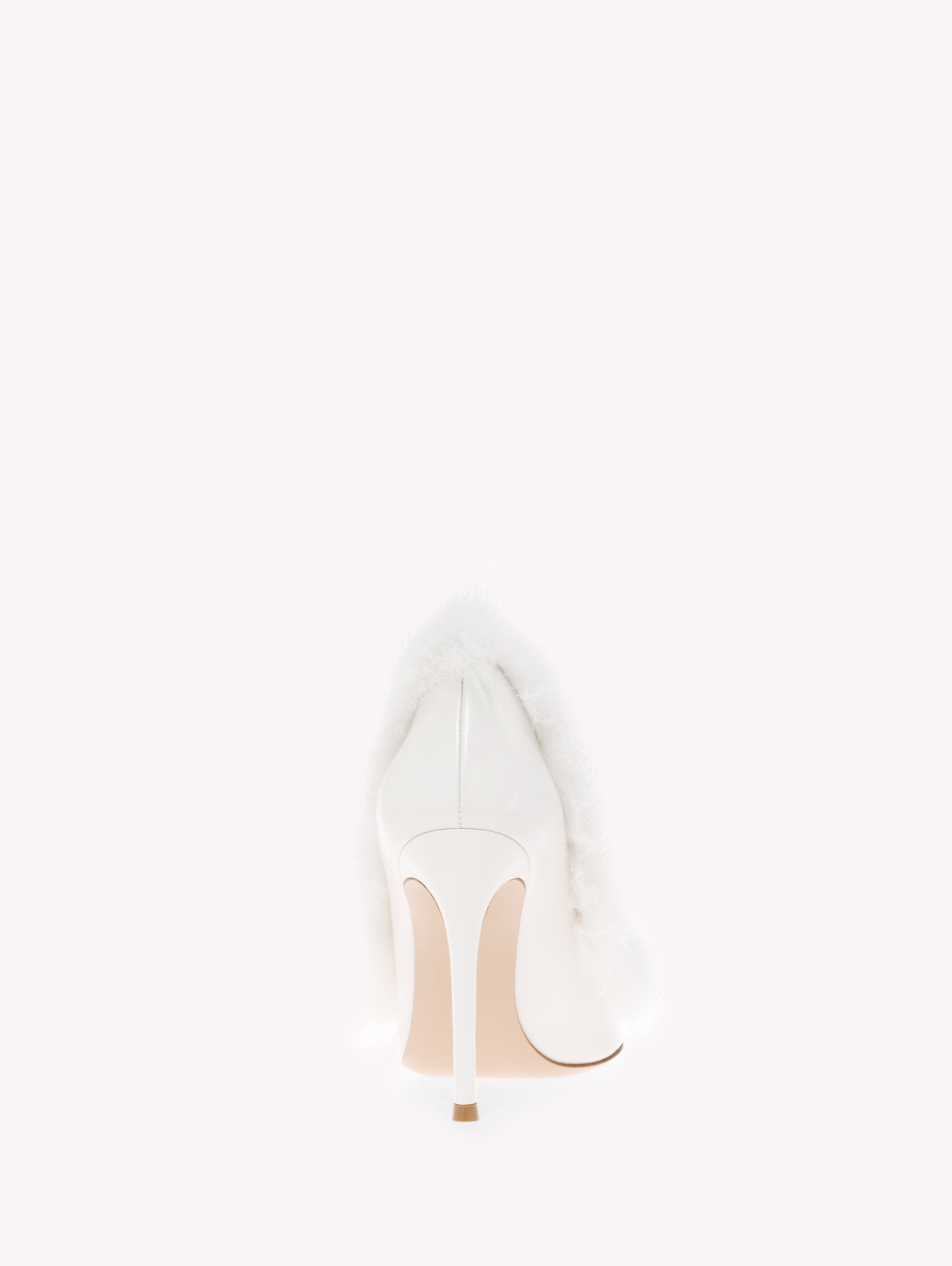Escarpins Jenny 105 en cuir lisse - Blanc