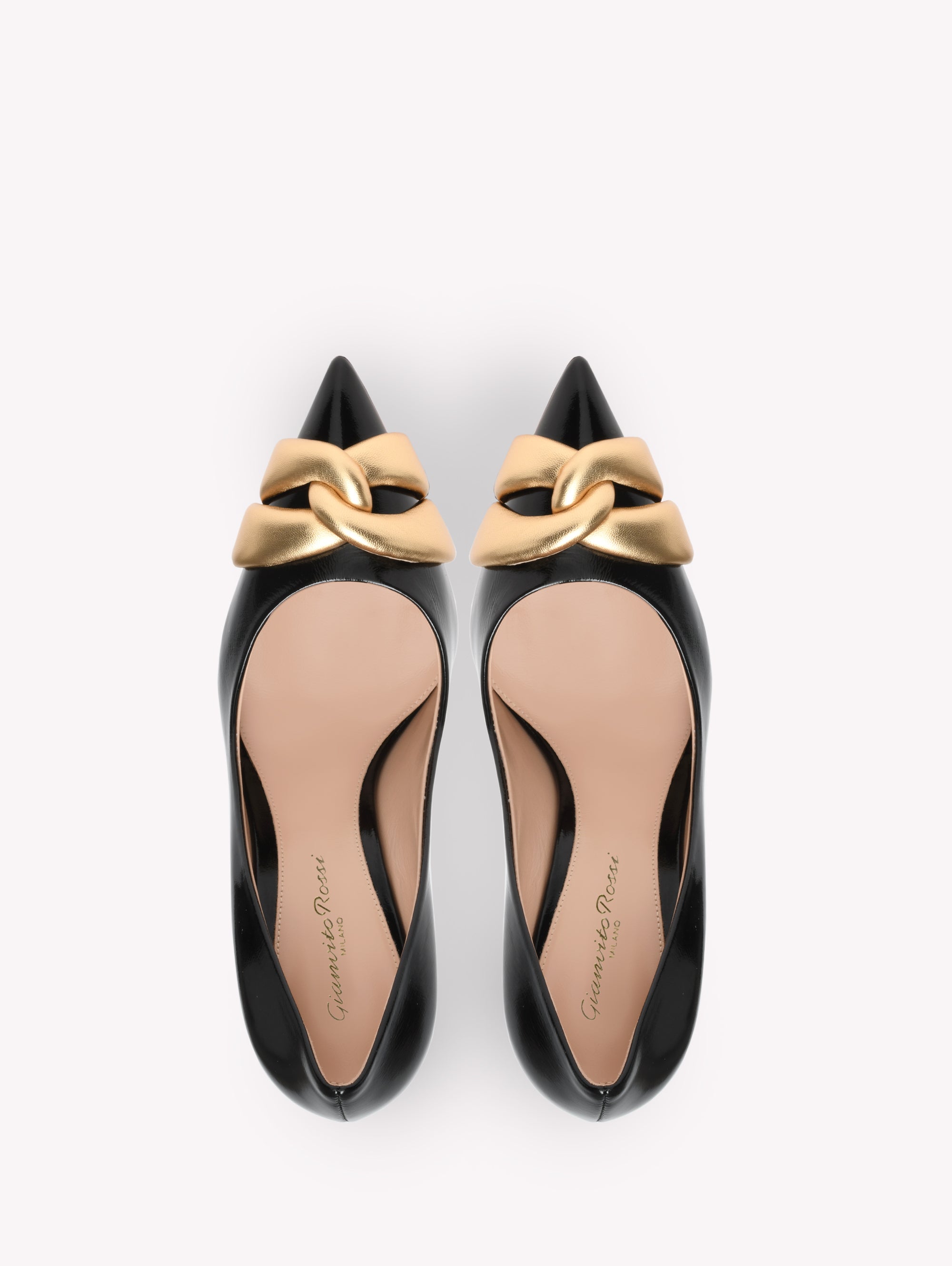 Escarpins Amour 105 en cuir lisse - Noir