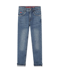 Pantalon 5 poches en denim - Double Stone