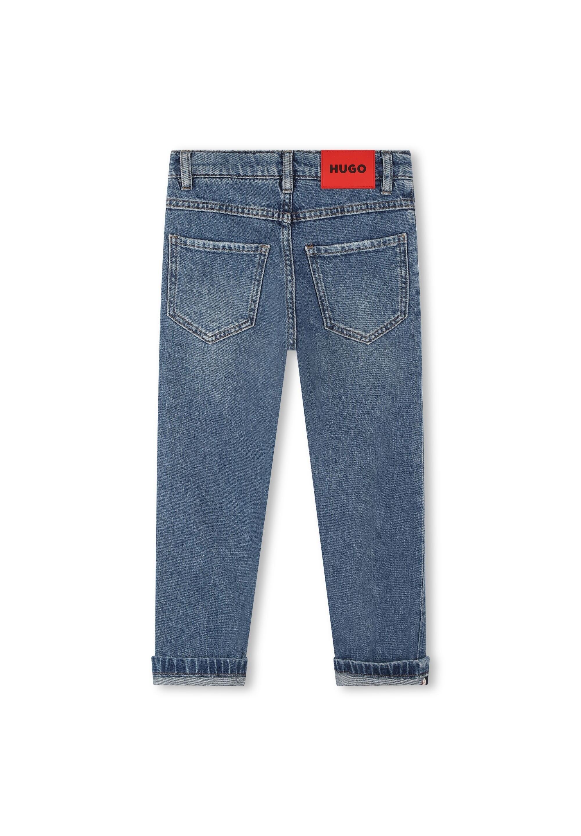 Pantalon 5 poches en denim - Double Stone
