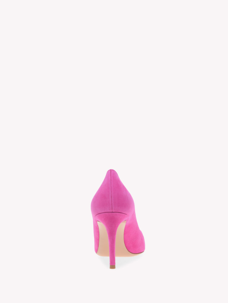 Escarpins Gianvito 85 en daim - Rose