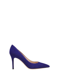 Escarpins Gianvito 85 en daim - Violet