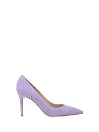 Gianvito 85 suede pumps - Purple