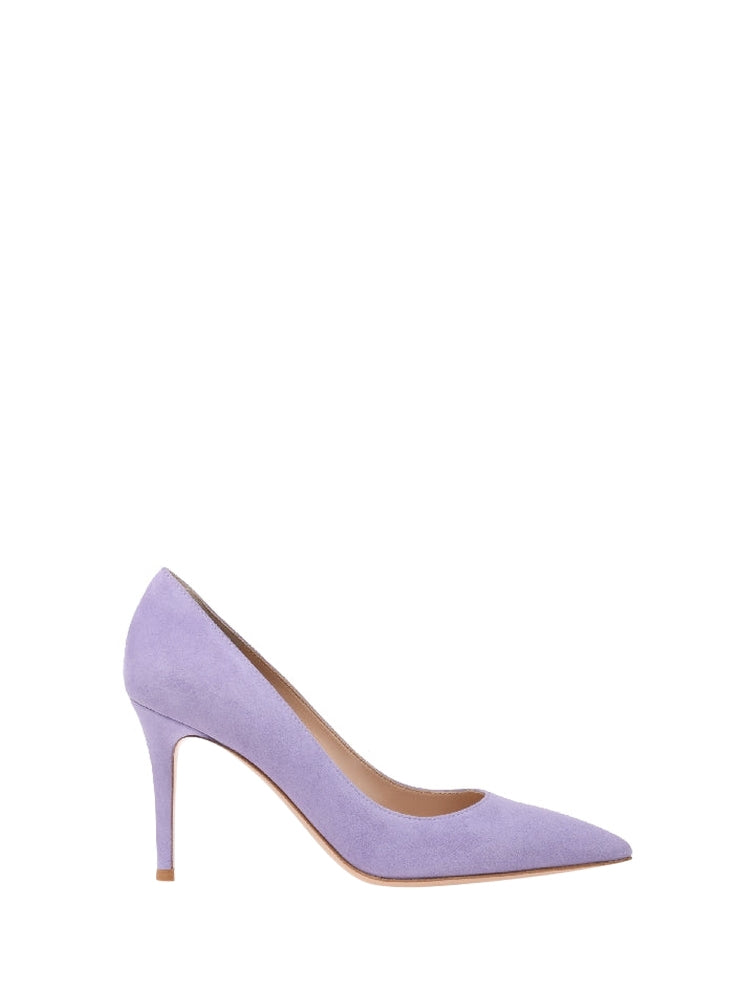 Gianvito 85 suede pumps - Purple