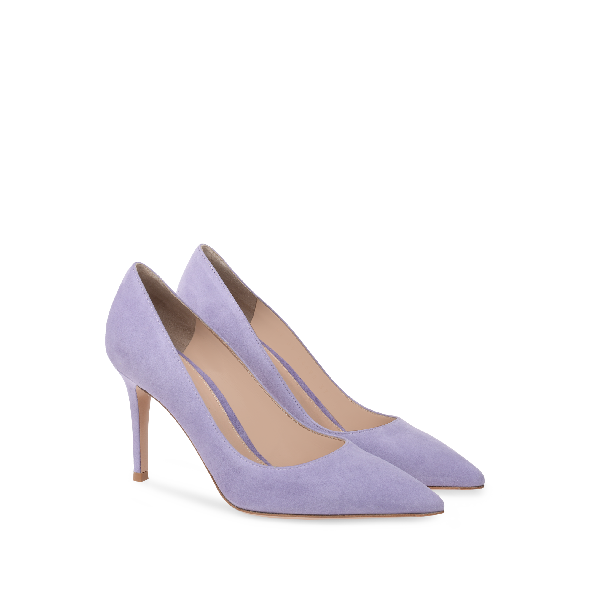 Gianvito 85 suede pumps - Purple