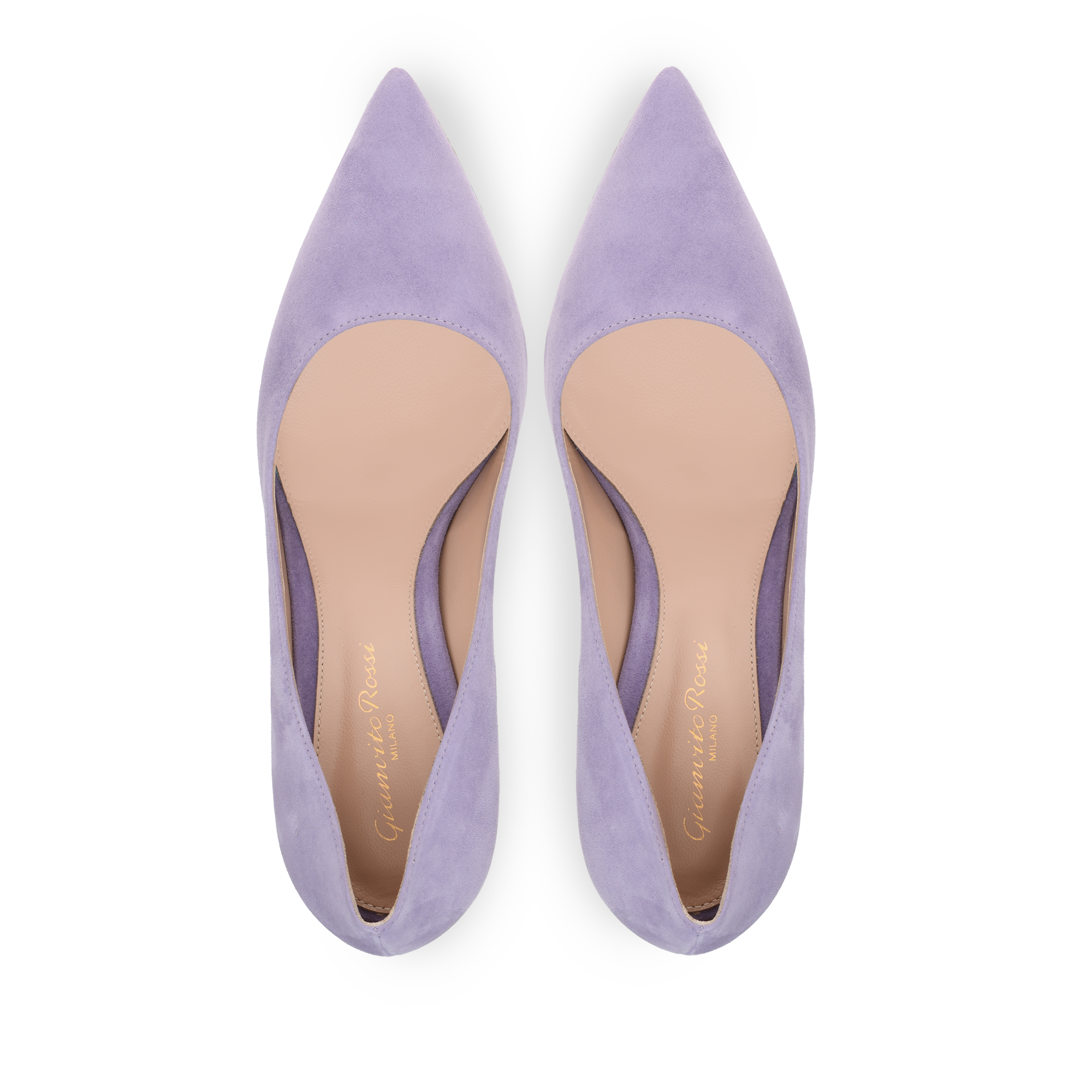 Gianvito 85 suede pumps - Purple