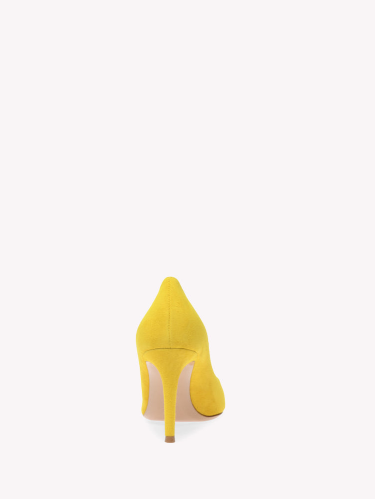 Escarpins Gianvito 85 en daim - Jaune