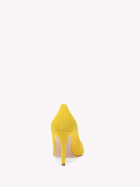 Escarpins Gianvito 85 en daim - Jaune