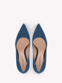 Escarpins Gianvito 85 en Satin - Bleu
