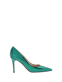 Gianvito 85 pumps in smooth leather - Green