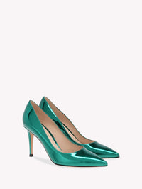 Gianvito 85 pumps in smooth leather - Green