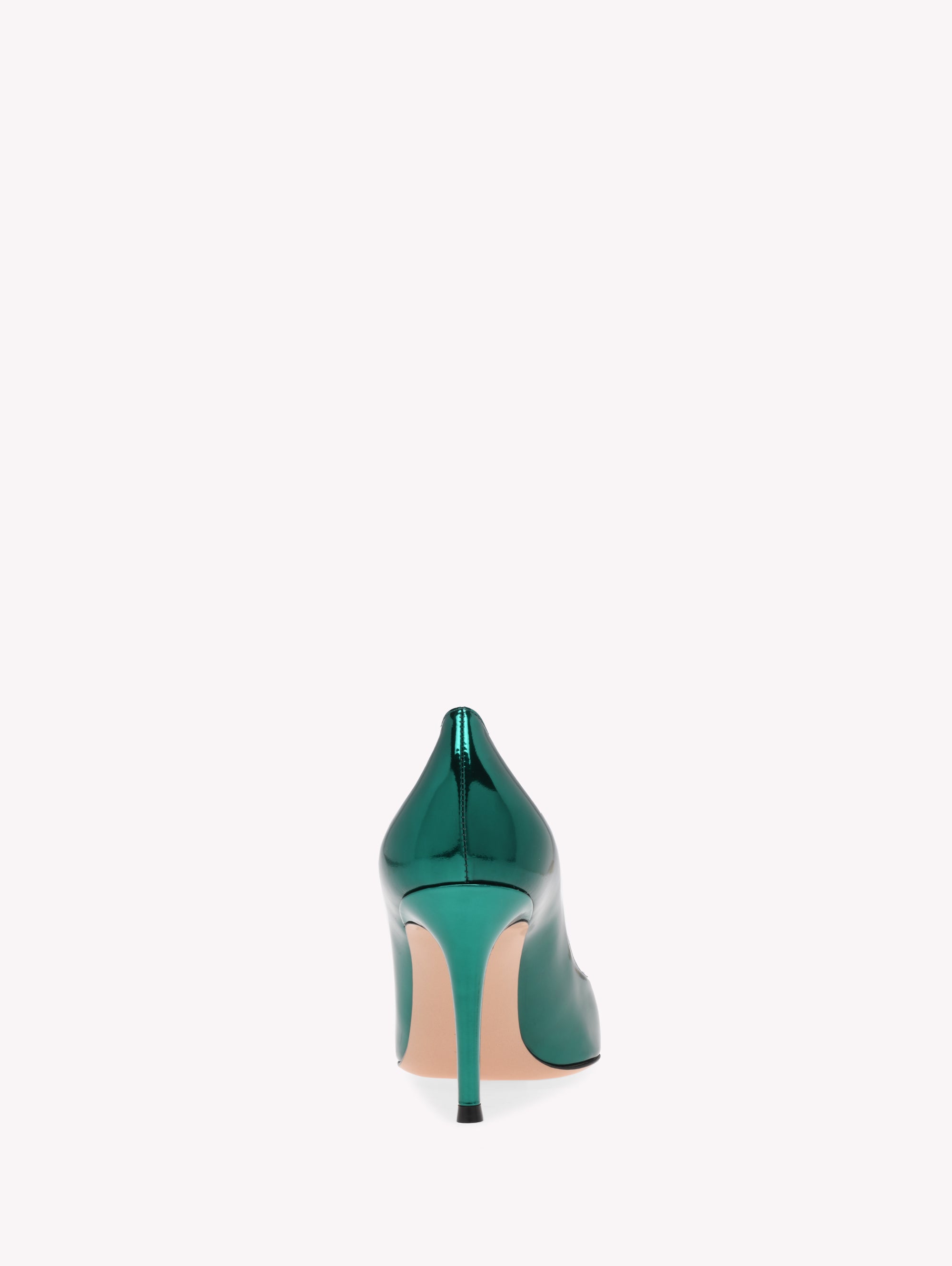 Gianvito 85 pumps in smooth leather - Green