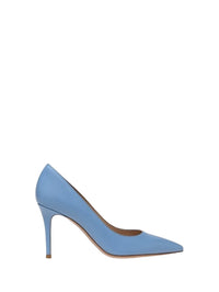 Escarpins Gianvito 85 en cuir lisse - Azur