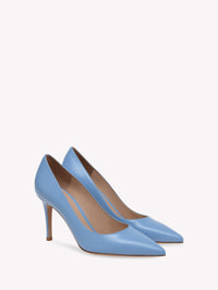 Escarpins Gianvito 85 en cuir lisse - Azur