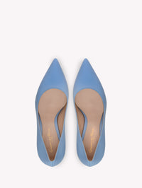 Escarpins Gianvito 85 en cuir lisse - Azur