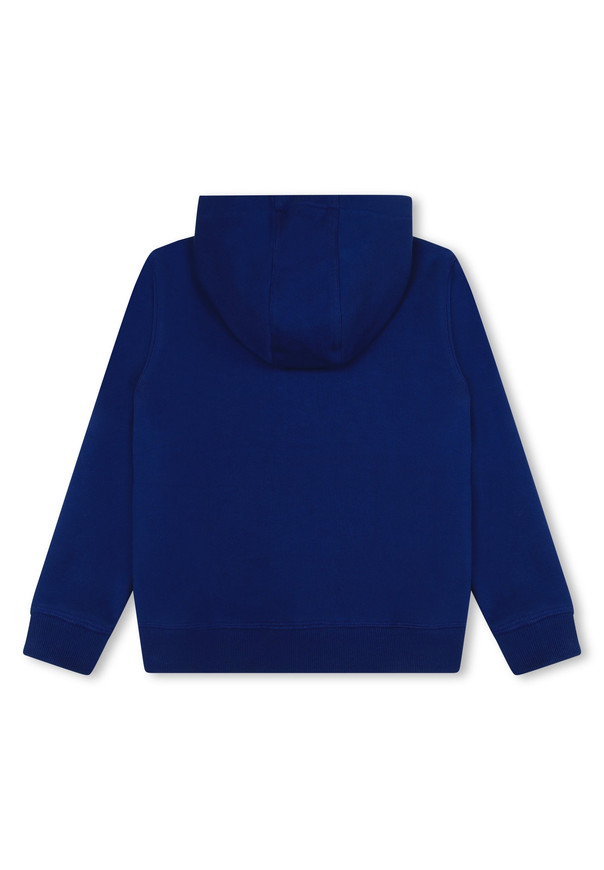 Cotton hooded tracksuit cardigan - Wave Blue
