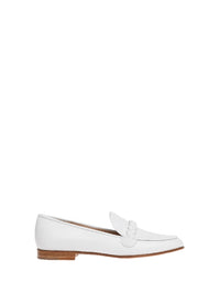 Mocassins Belem en cuir lisse - Blanc