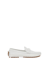 Mocassins Monza en cuir lisse - Blanc