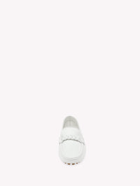 Mocassins Monza en cuir lisse - Blanc