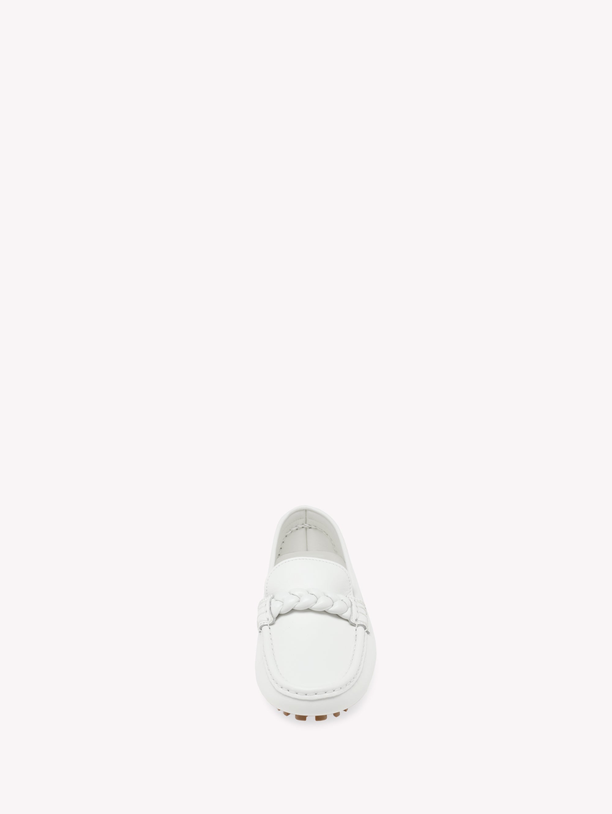 Mocassins Monza en cuir lisse - Blanc