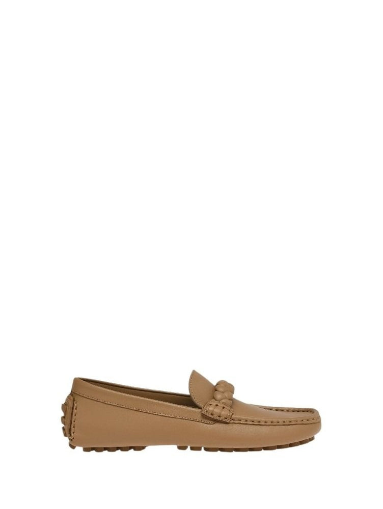 Mocassins Monza en cuir lisse - Blanc