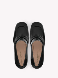 Mocassins Rouen 100 en cuir lisse - Noir