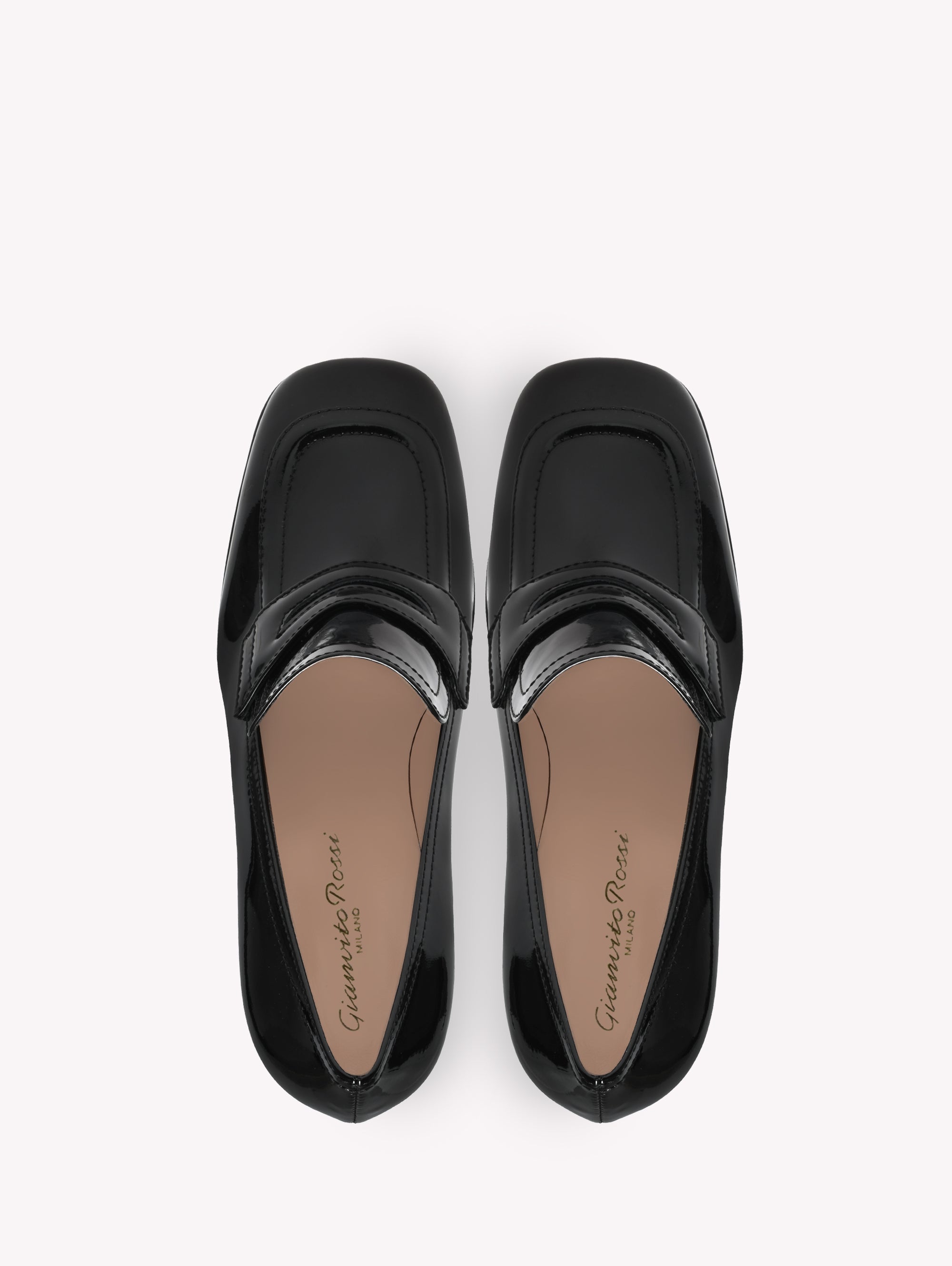Mocassins Rouen 100 en cuir lisse - Noir