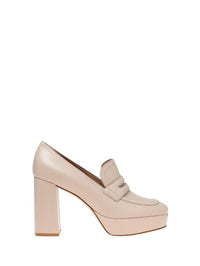 Mocassins Rouen 100 en cuir lisse - Neutre
