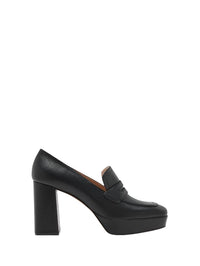 Mocassins Rouen 70 en cuir lisse - Noir