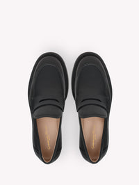 Mocassins Harris en cuir lisse - Noir