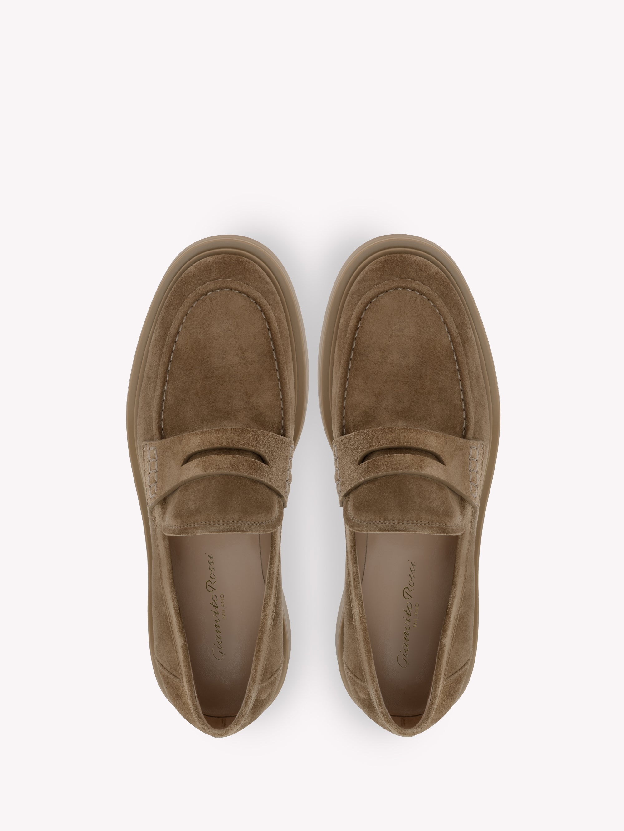Mocassins Harris en daim - Brun