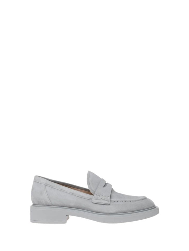 Mocassins Harris en daim - Gris clair