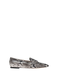 Mocassins Christina en cuir lisse - Gris