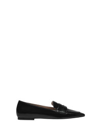 Mocassins Christina en cuir lisse - Noir