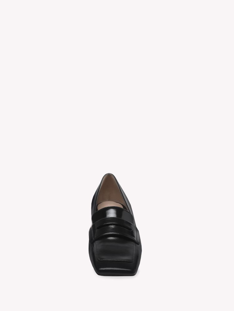 Mocassins Christina en cuir lisse - Noir