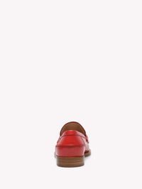 Mocassins Michael 25 en cuir lisse - Rouge
