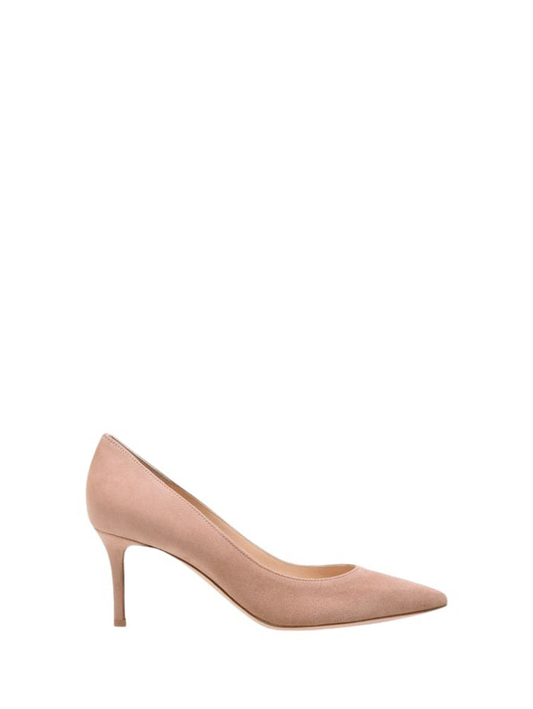 Escarpins Gianvito 70 en daim - Rose