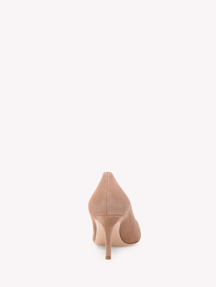 Escarpins Gianvito 70 en daim - Rose