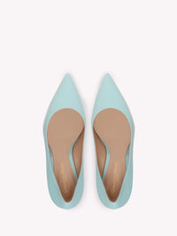 Escarpins Gianvito 70 en cuir lisse - Azur