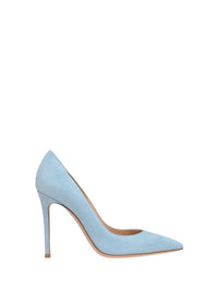 Escarpins Gianvito 105 en daim - Bleu clair
