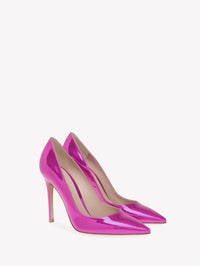 Escarpins Gianvito 105 en cuir lisse - Rose