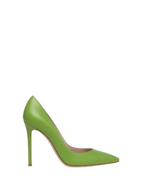 Gianvito 105 court shoes in smooth leather - Green