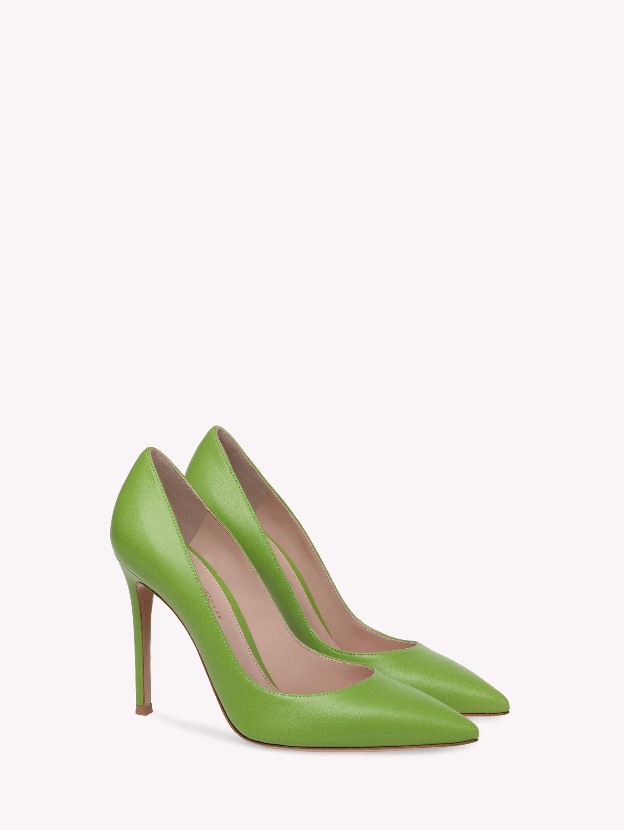 Gianvito 105 court shoes in smooth leather - Green